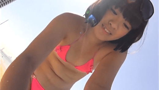 現役JC小鳥ななちゃん半ケツセクシー！